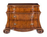 A Therien Studios Burl Walnut Chest of Drawers