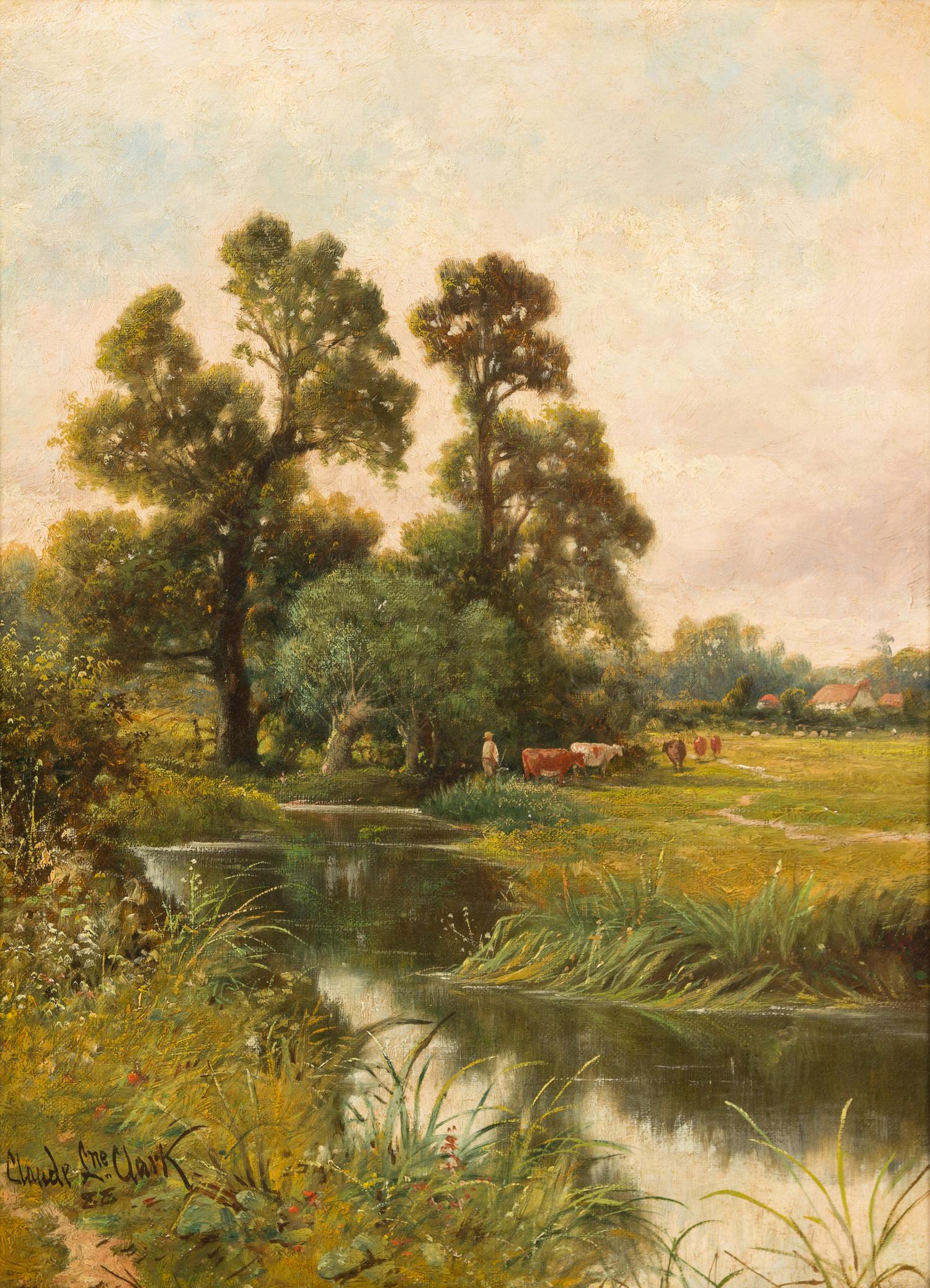 Claude L. Clark, (British, 19th century), Landscapes (a pair of works), 1888