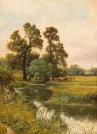 Claude L. Clark, (British, 19th century), Landscapes (a pair of works), 1888