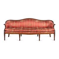 A George III Style Mahogany Sofa