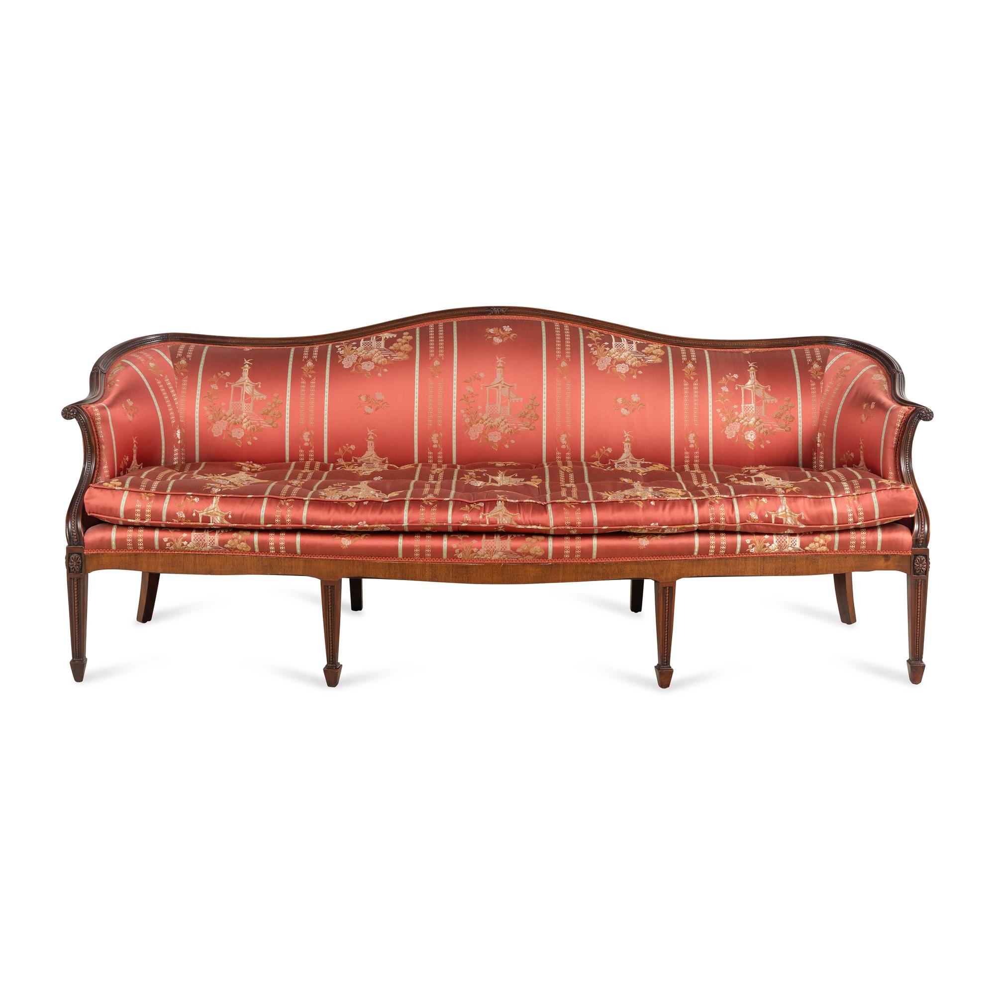 A George III Style Mahogany Sofa