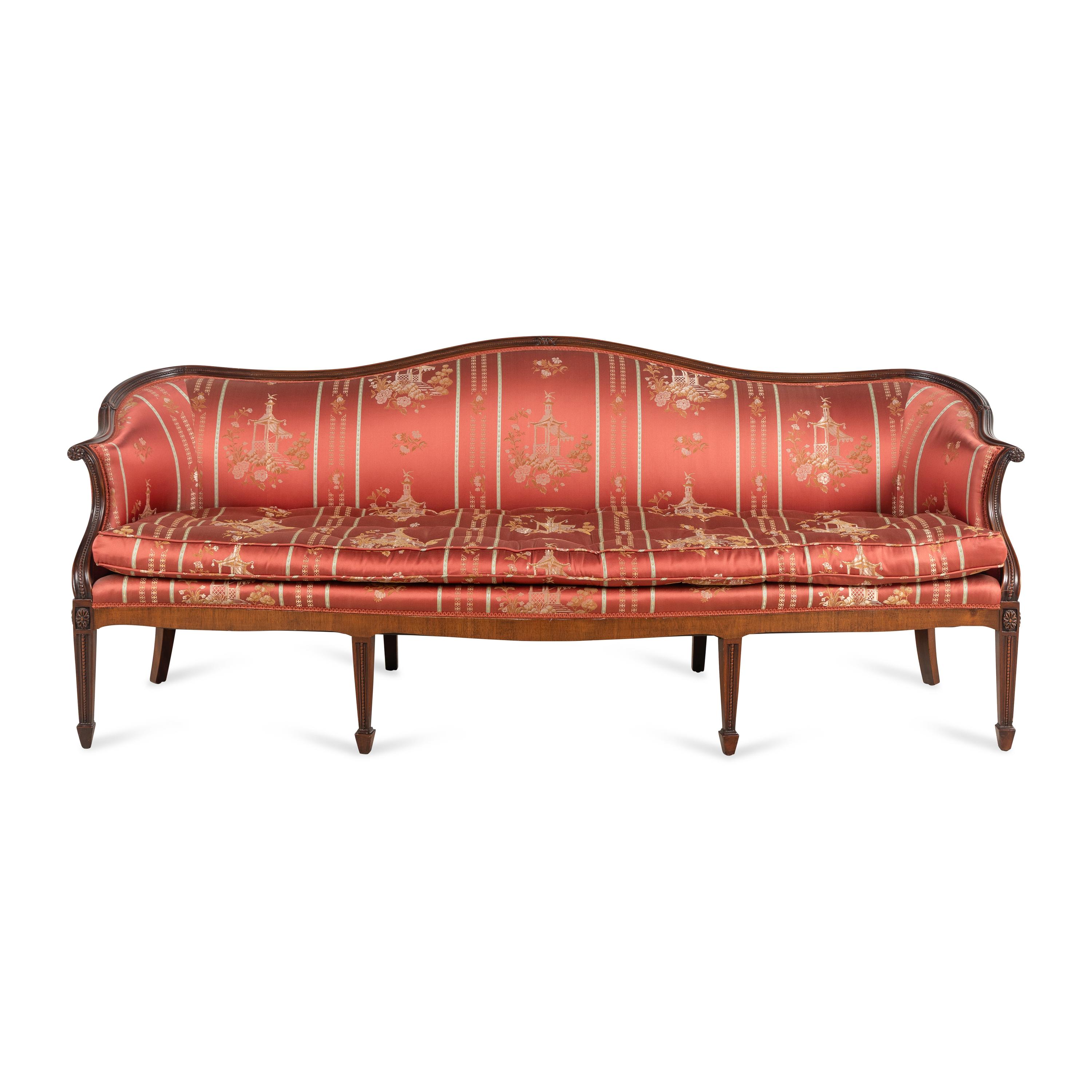 A George III Style Mahogany Sofa
