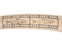 Alaskan Decorated Cribbage Board, and Iñupiat Dolls