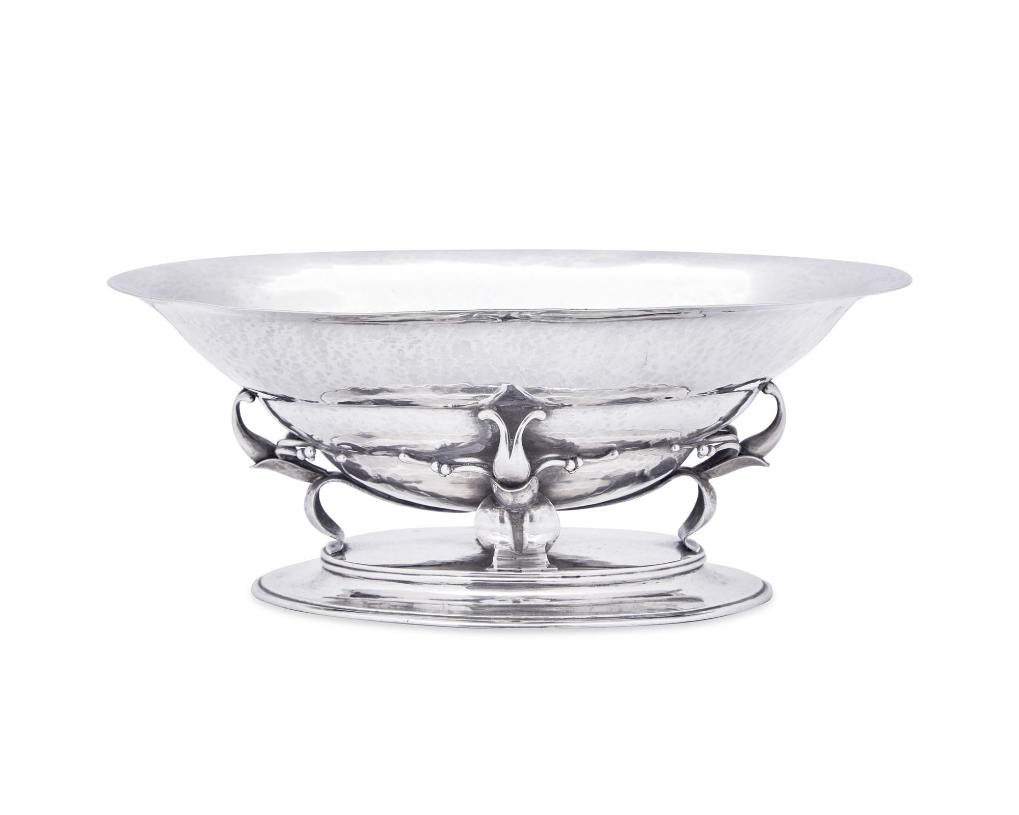 A Georg Jensen Silver Footed Bowl