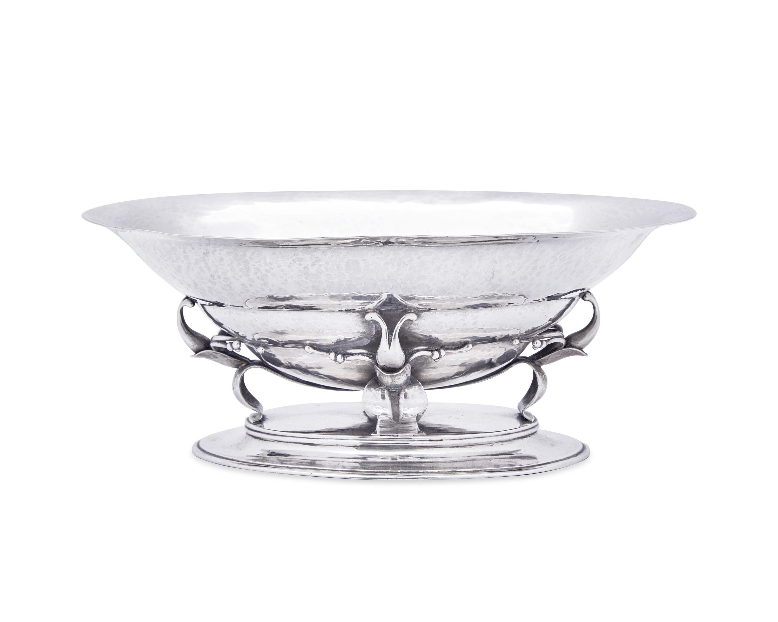 A Georg Jensen Silver Footed Bowl