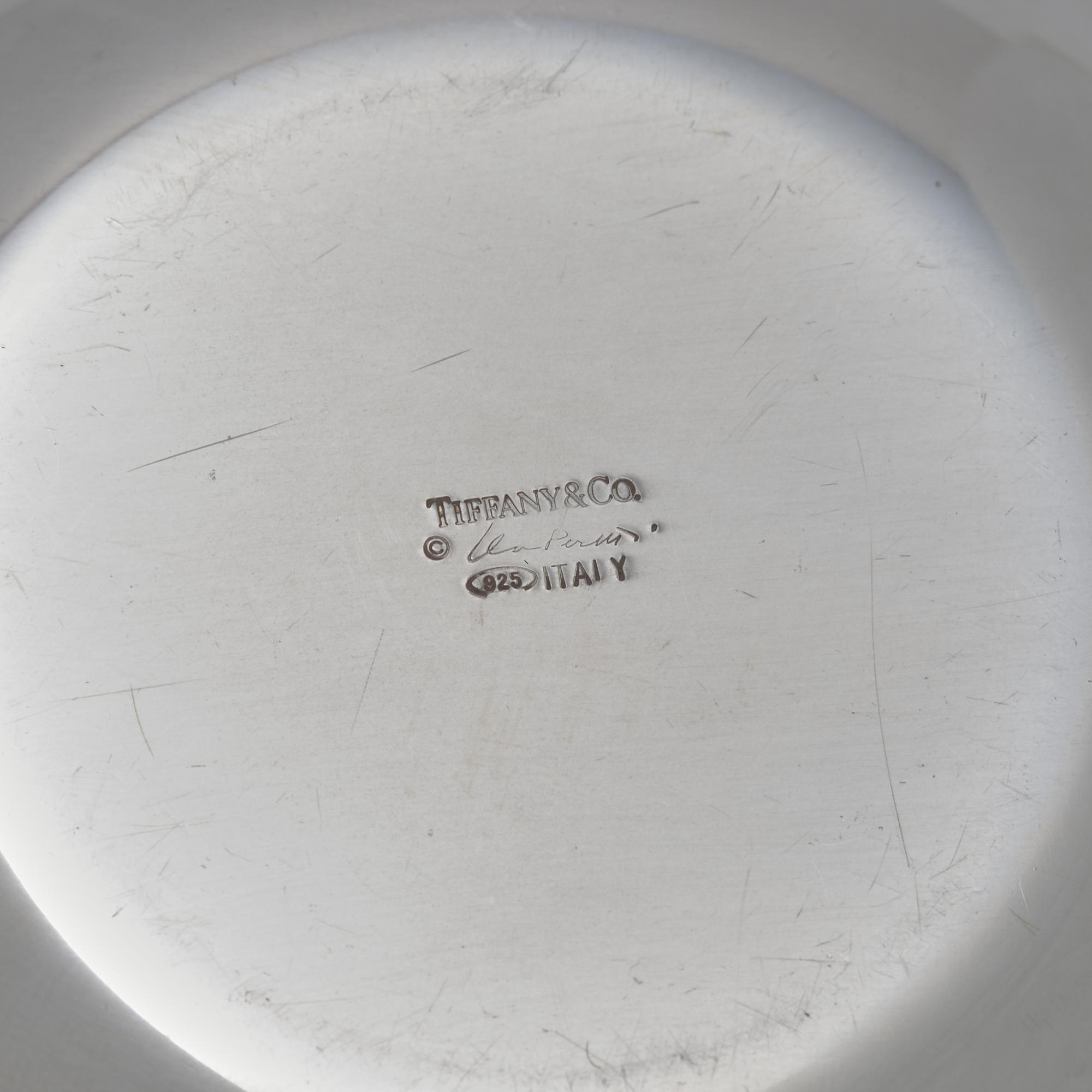A Tiffany and Co. Silver Thumbprint Bowl