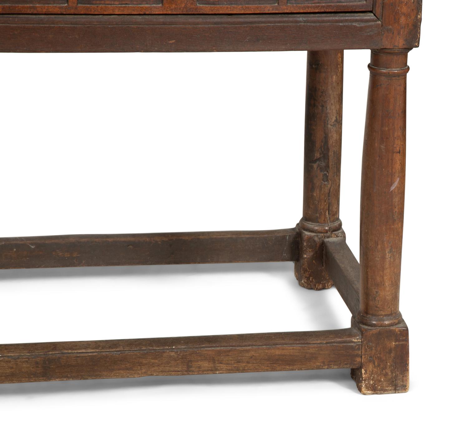 A French Provincial Walnut Farm Table