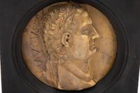 An Italian Marble Profile Medallion