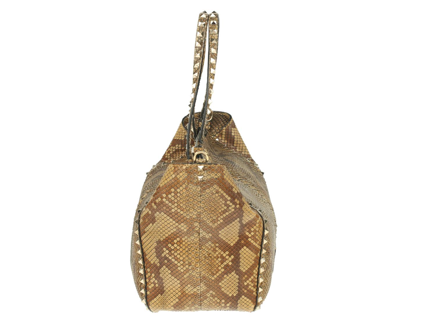Valentino Snakeskin Tote