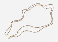 A 14K Yellow Gold Pocket Watch Chain