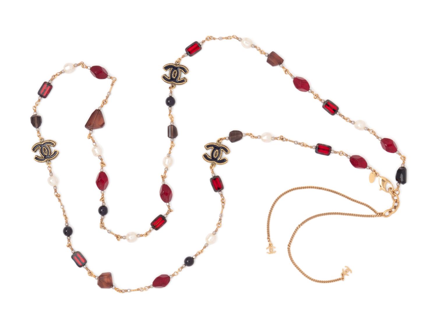 Chanel Stone and Chain Necklace, Fall 2011