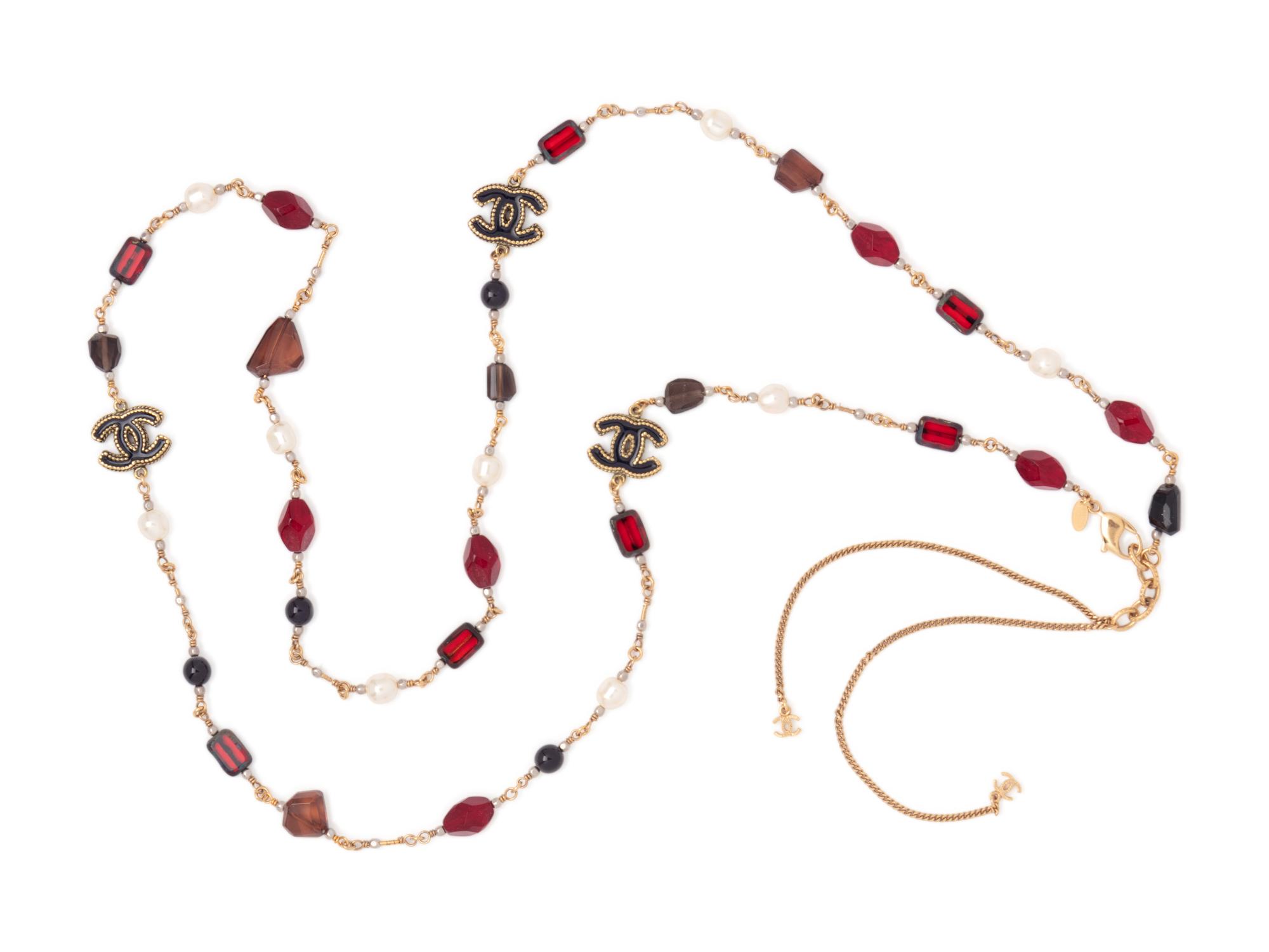 Chanel Stone and Chain Necklace, Fall 2011