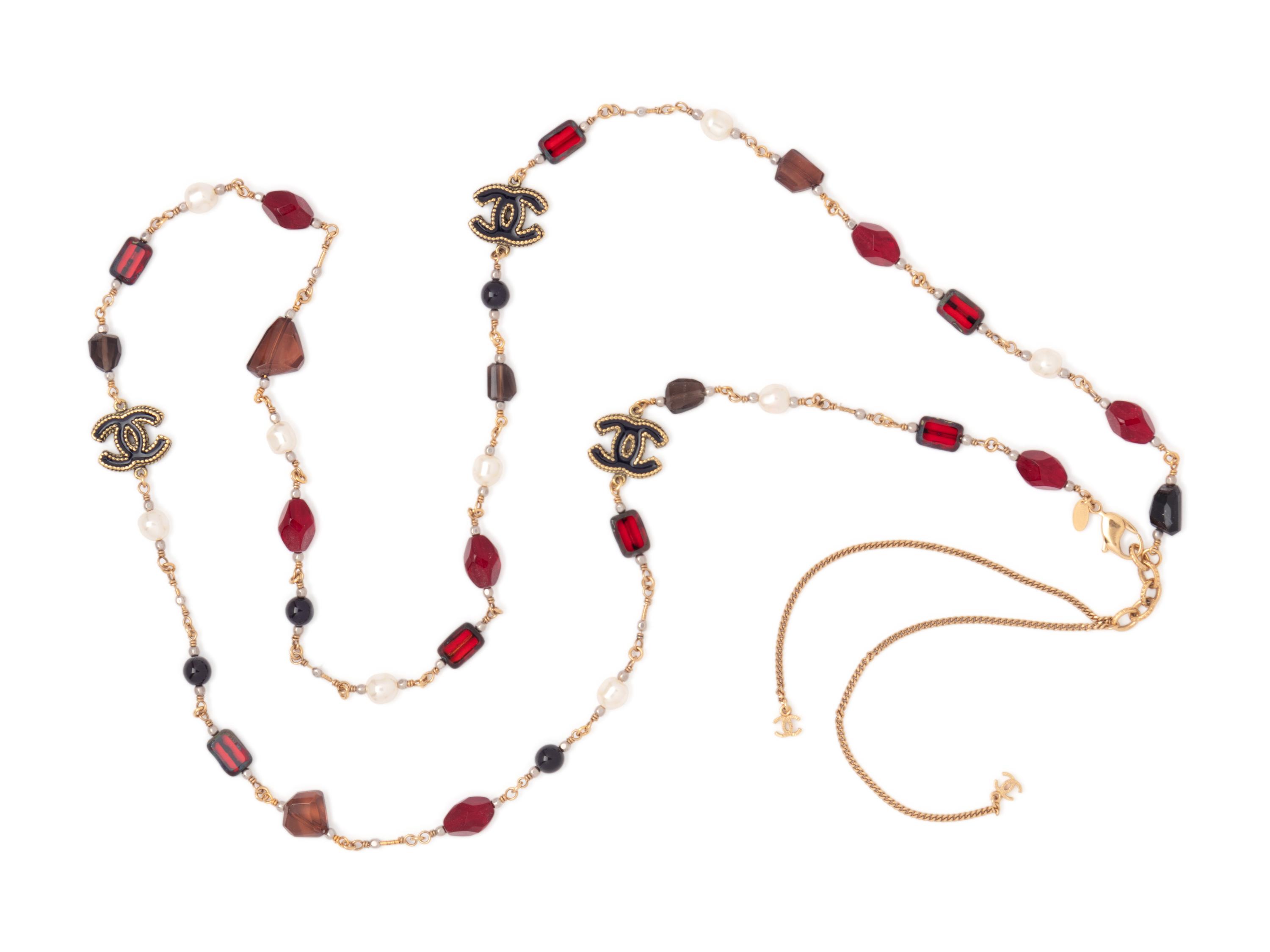 Chanel Stone and Chain Necklace, Fall 2011