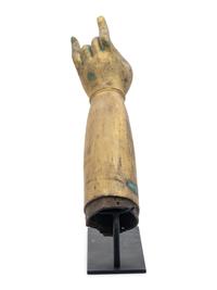 A Chinese Gilt Bronze Buddha Hand