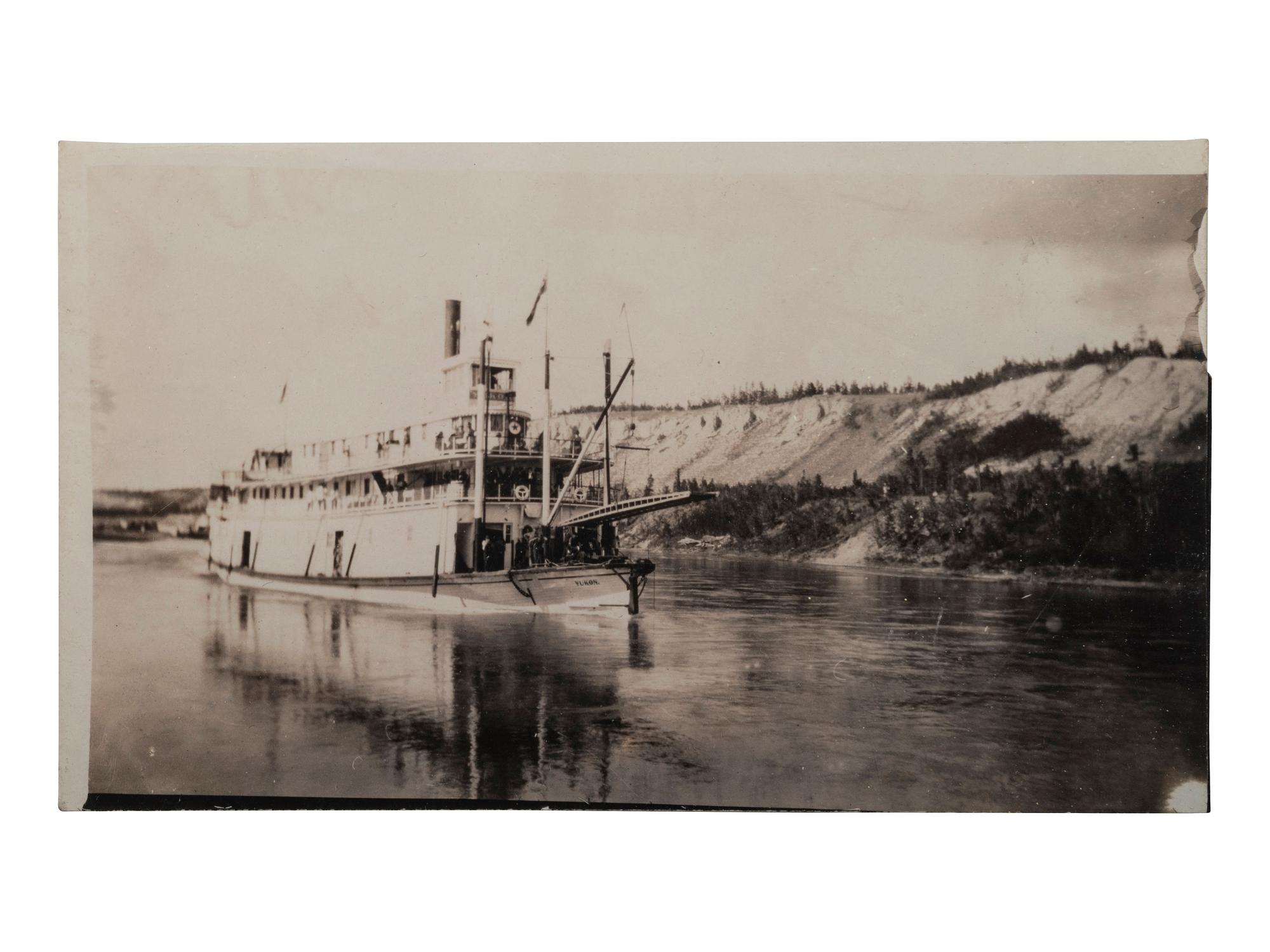 [BOATS]. A group of 54 RPPCs & photos of steamboats, sailing ships, and other vessels.