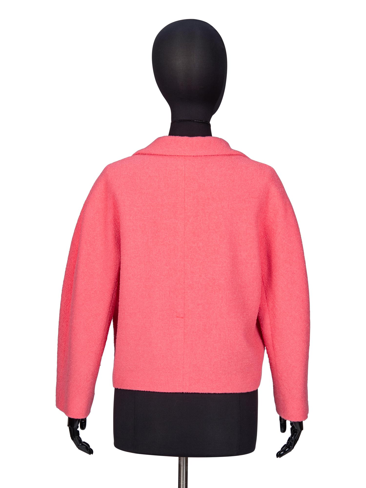 GUCCI, PINK TWEED BOXY JACKET