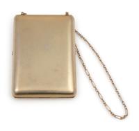 A Russian Silver-Gilt Cigarette Case