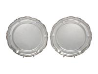 A Pair of Mexican Silver Trays