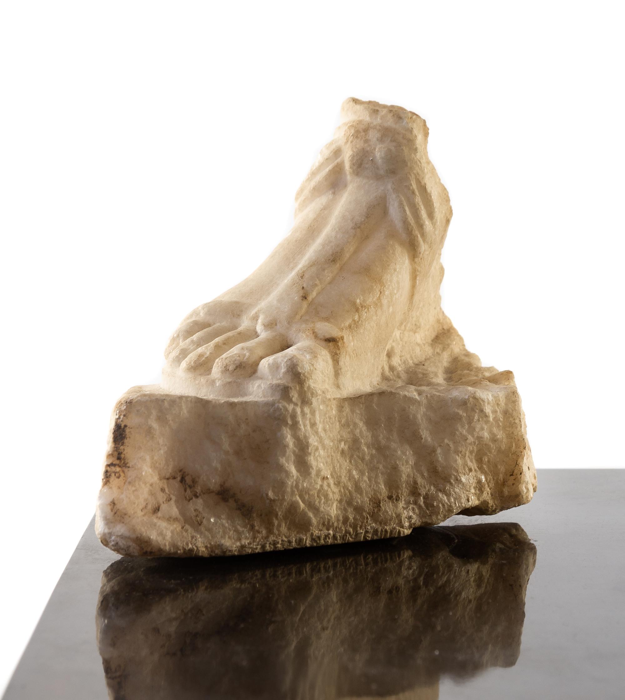 A Roman Marble Diana Venatrix Height 40 inches. — CIRCA 2ND CENTURY C.E.