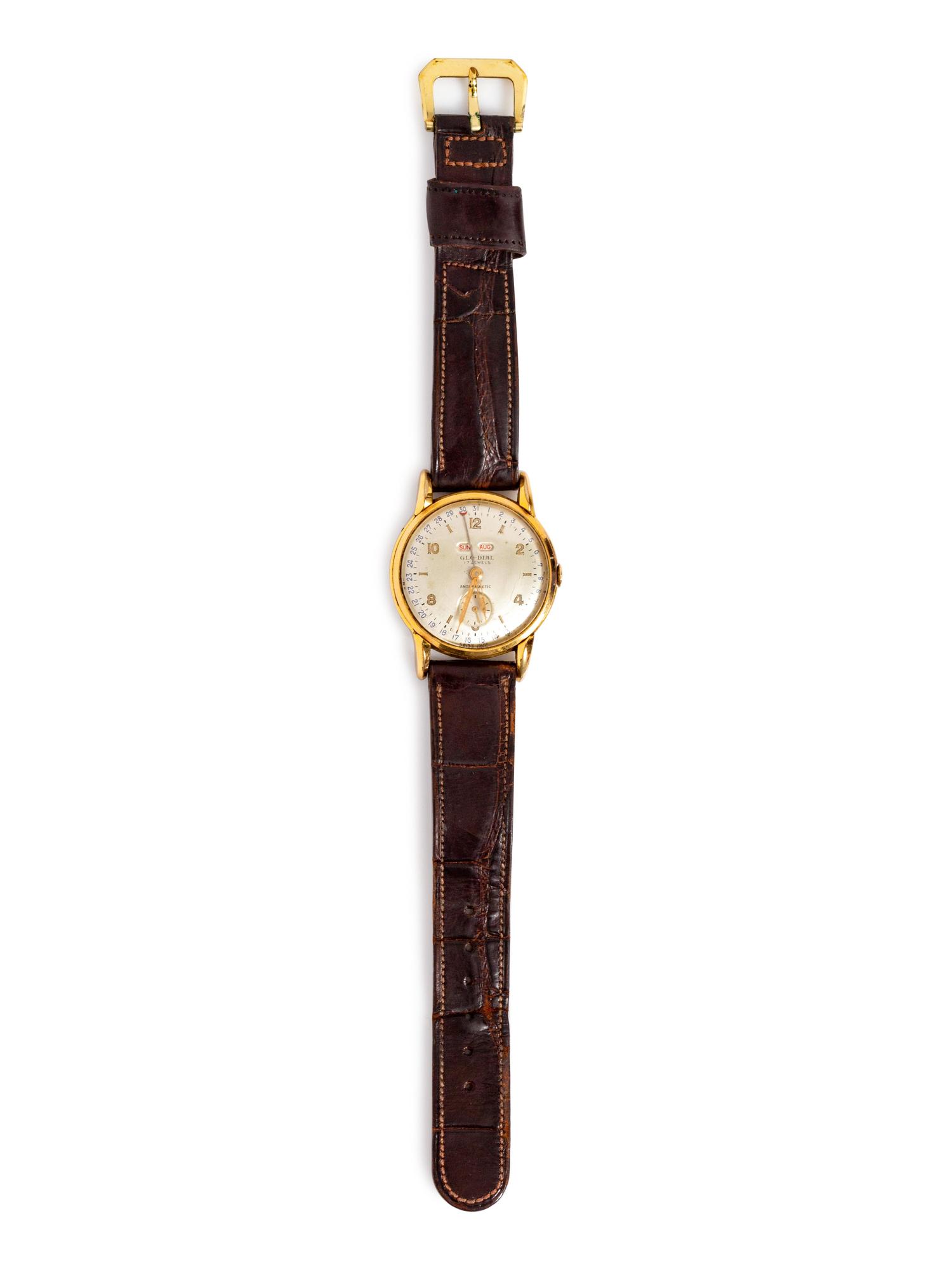 A Gold Tone Wristwatch,