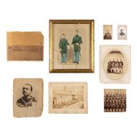 [Civil War]. A group of photographs of Civil War soldiers and officers, some identified.