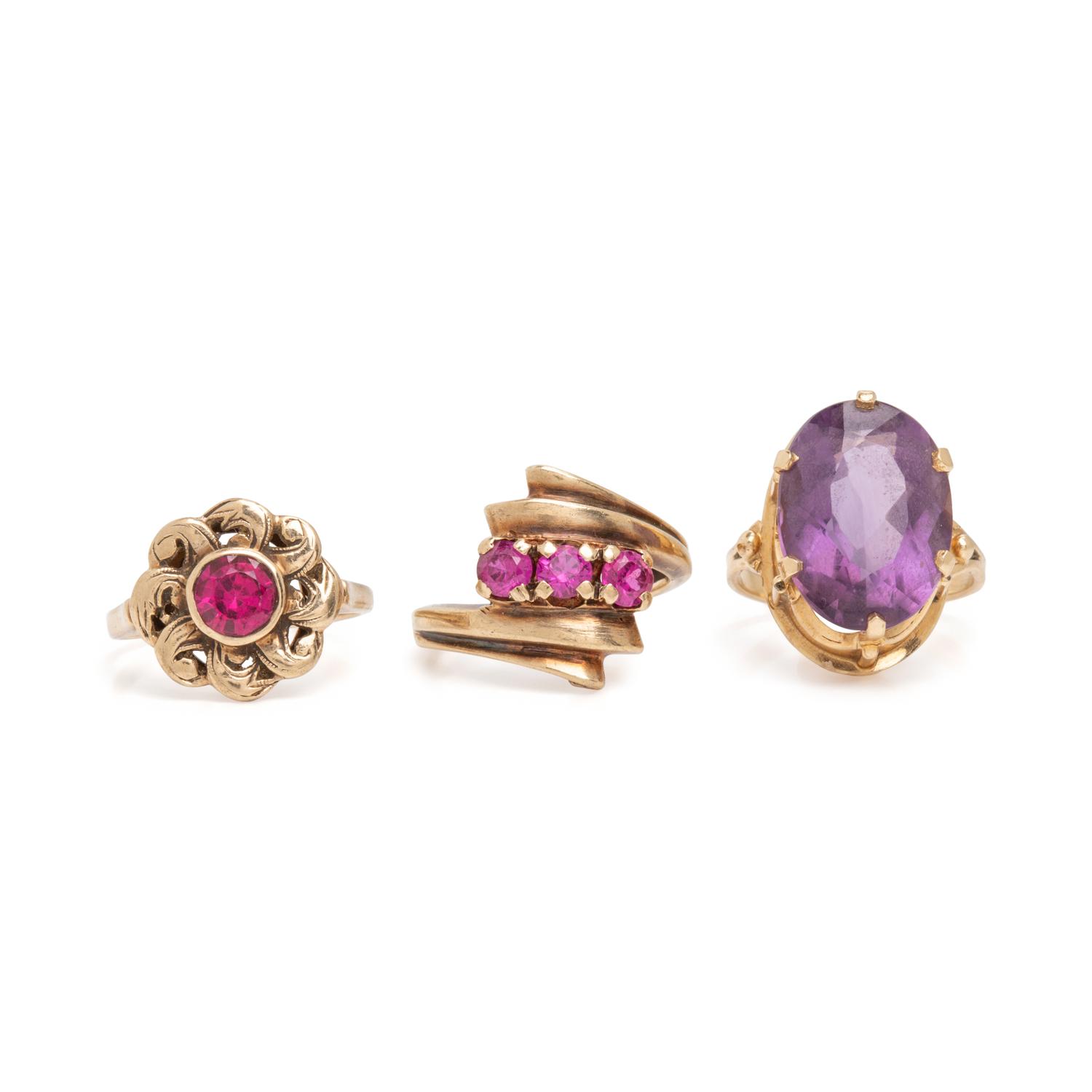 Three Multigem Rings