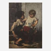 Agathe Röstel (German, 1868-1926) Children