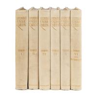[Fine Press - Chiswick Press]. -- [Crane, Walter (1845-1915), illustrator]. Spenser, Edmund (1552-1599). The Faerie Queene . Thomas J. Wise, editor. London: Chiswick Press for George Allen, 1897.