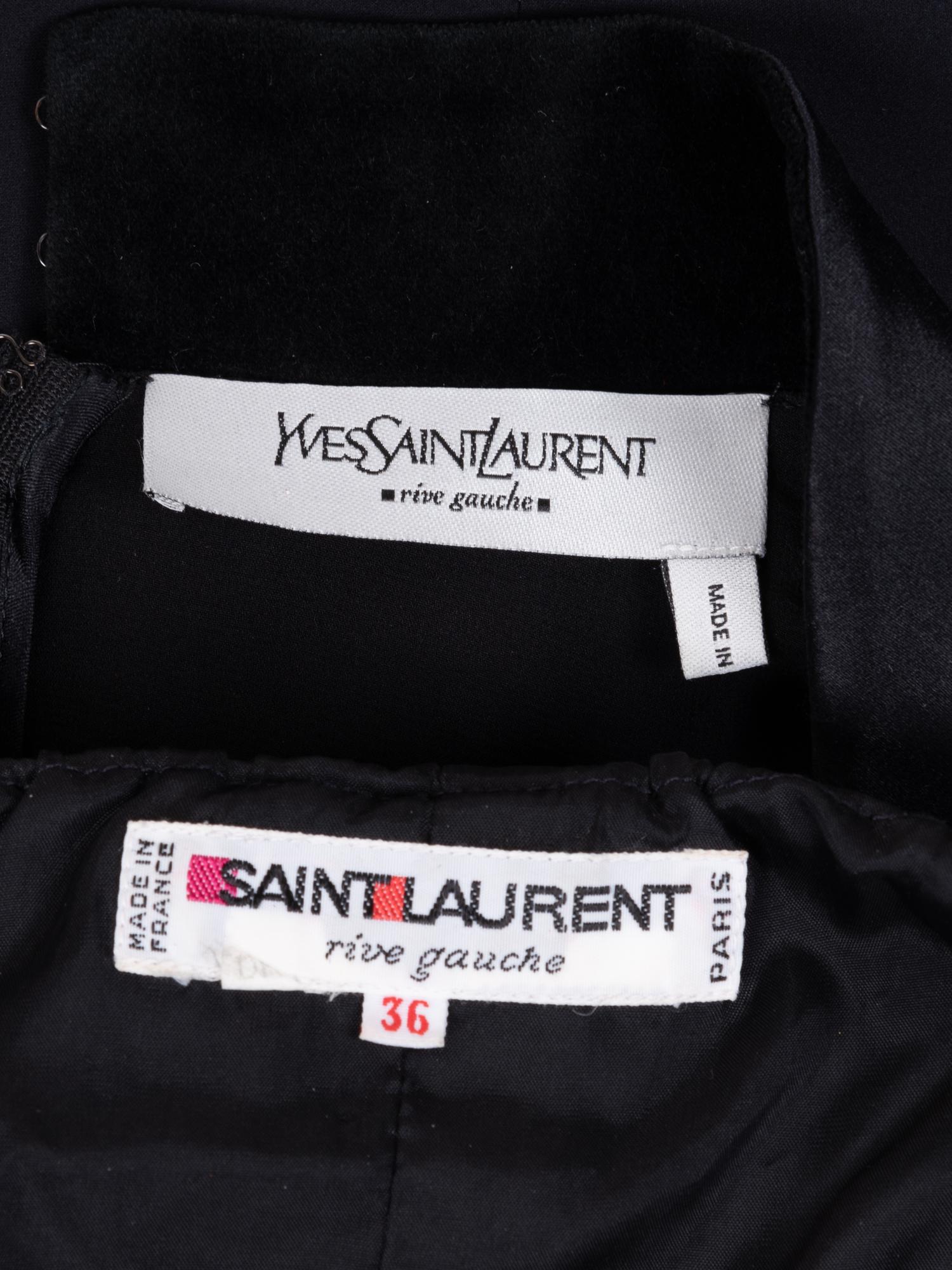 Two Yves Saint Laurent Dresses, 1980-2000s