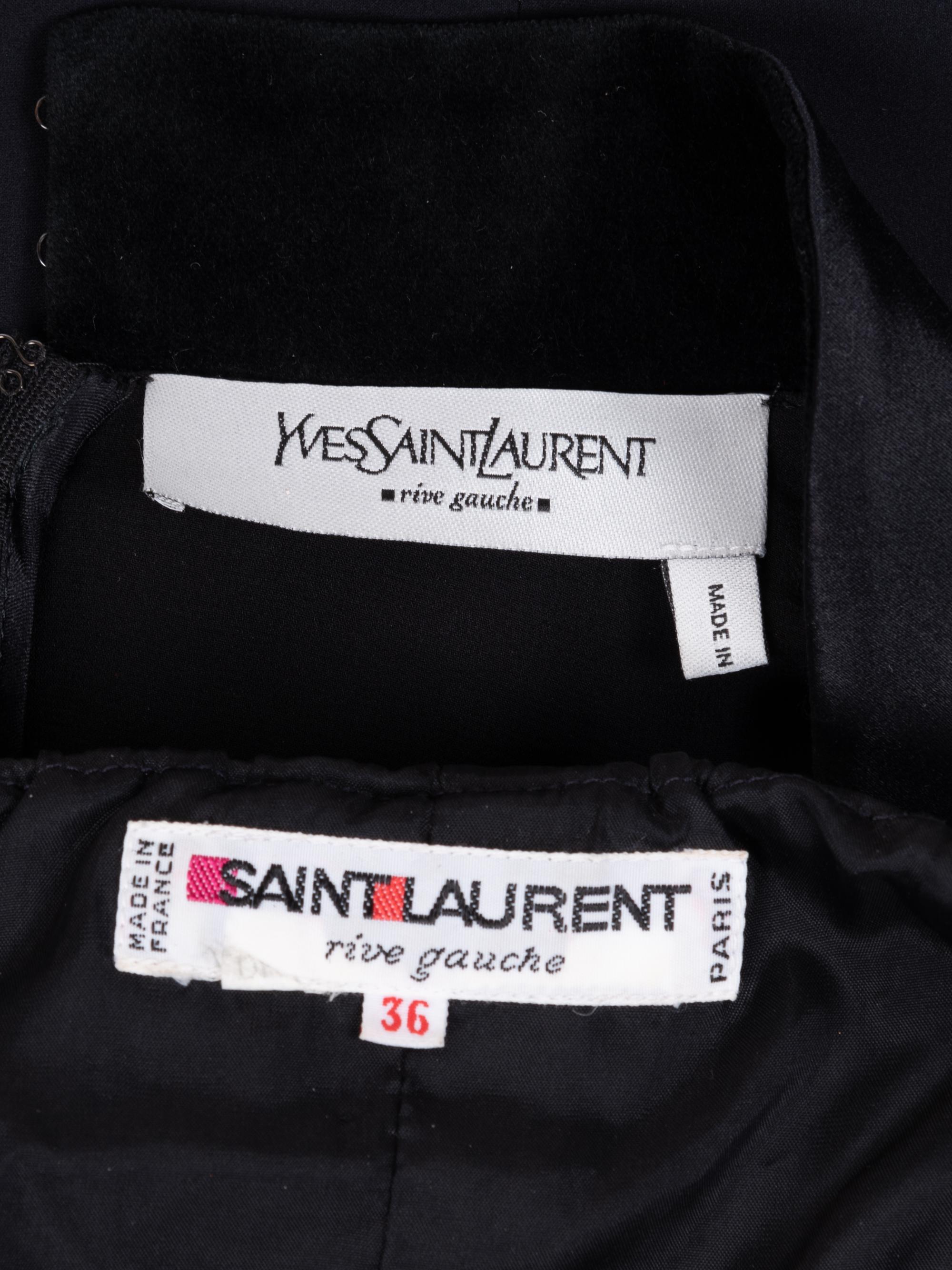 Two Yves Saint Laurent Dresses, 1980-2000s
