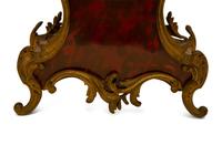 A Louis XV Style Faux Tortoiseshell Shelf Clock