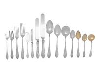 An American Silver Flatware Service