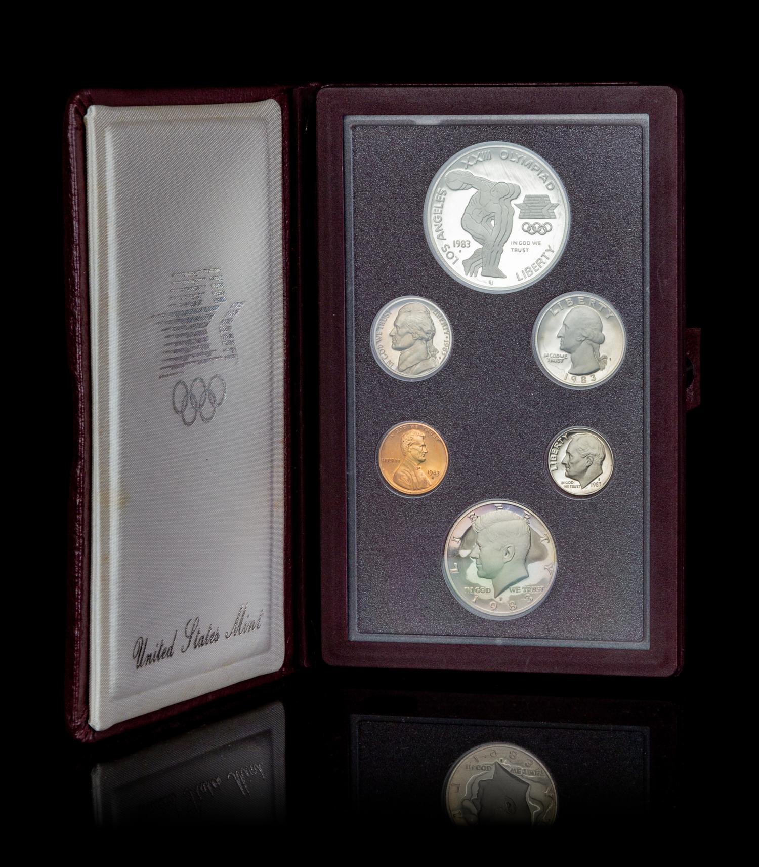 *A United States 1983 Los Angeles Summer Olympiad Six-Coin Proof Set