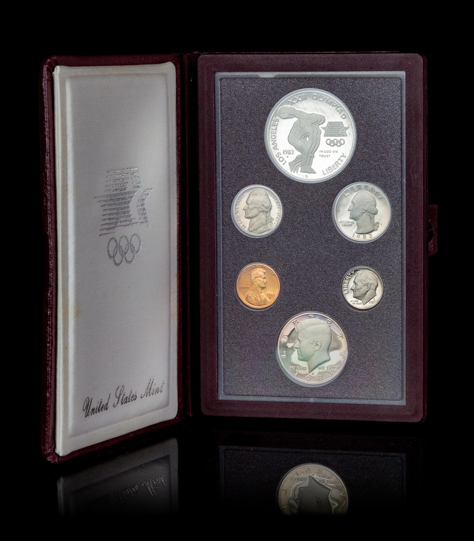 *A United States 1983 Los Angeles Summer Olympiad Six-Coin Proof Set