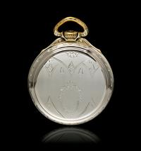 A 14 Karat Gold Filled 60-Hour Bunn Special 163 Open Face Pocket Watch, Illinois, Circa 1931,