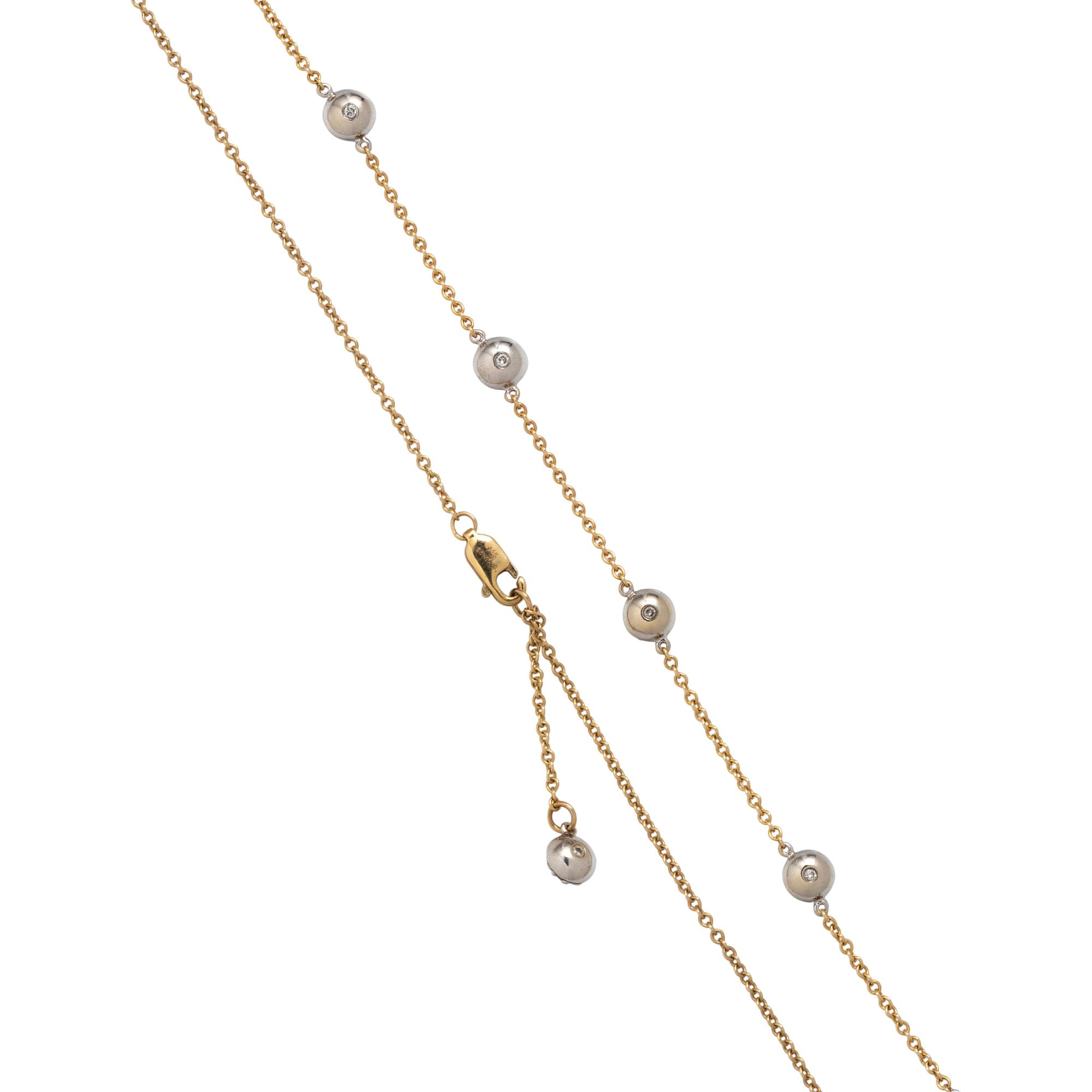 SONIA B., DIAMOND STATION NECKLACE