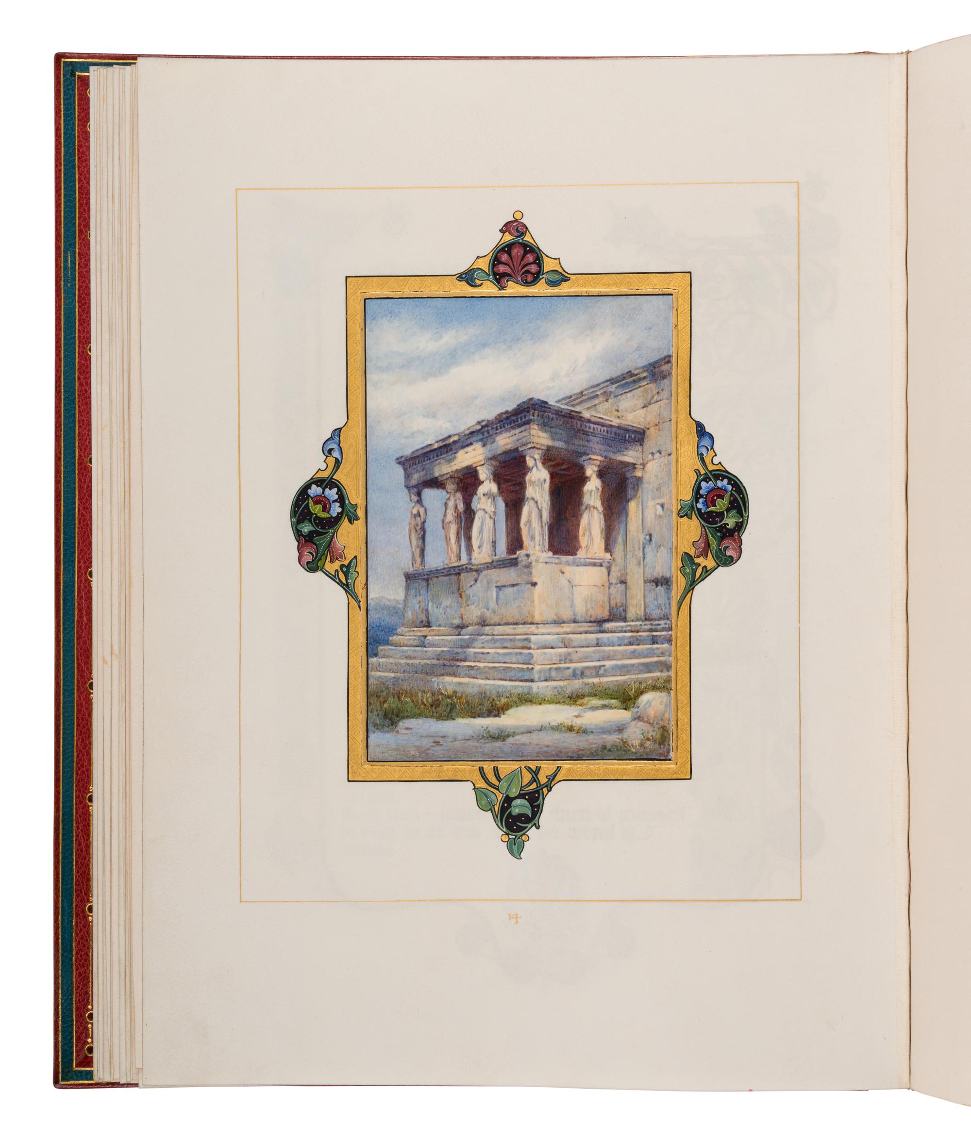 SANGORSKI, Alberto, calligrapher and illuminator. -- KEATS, John (1795-1821). "La Belle Dame sans Merci" -- "Ode on a Grecian Urn" -- "Ode to Psyche." London, 1928.
