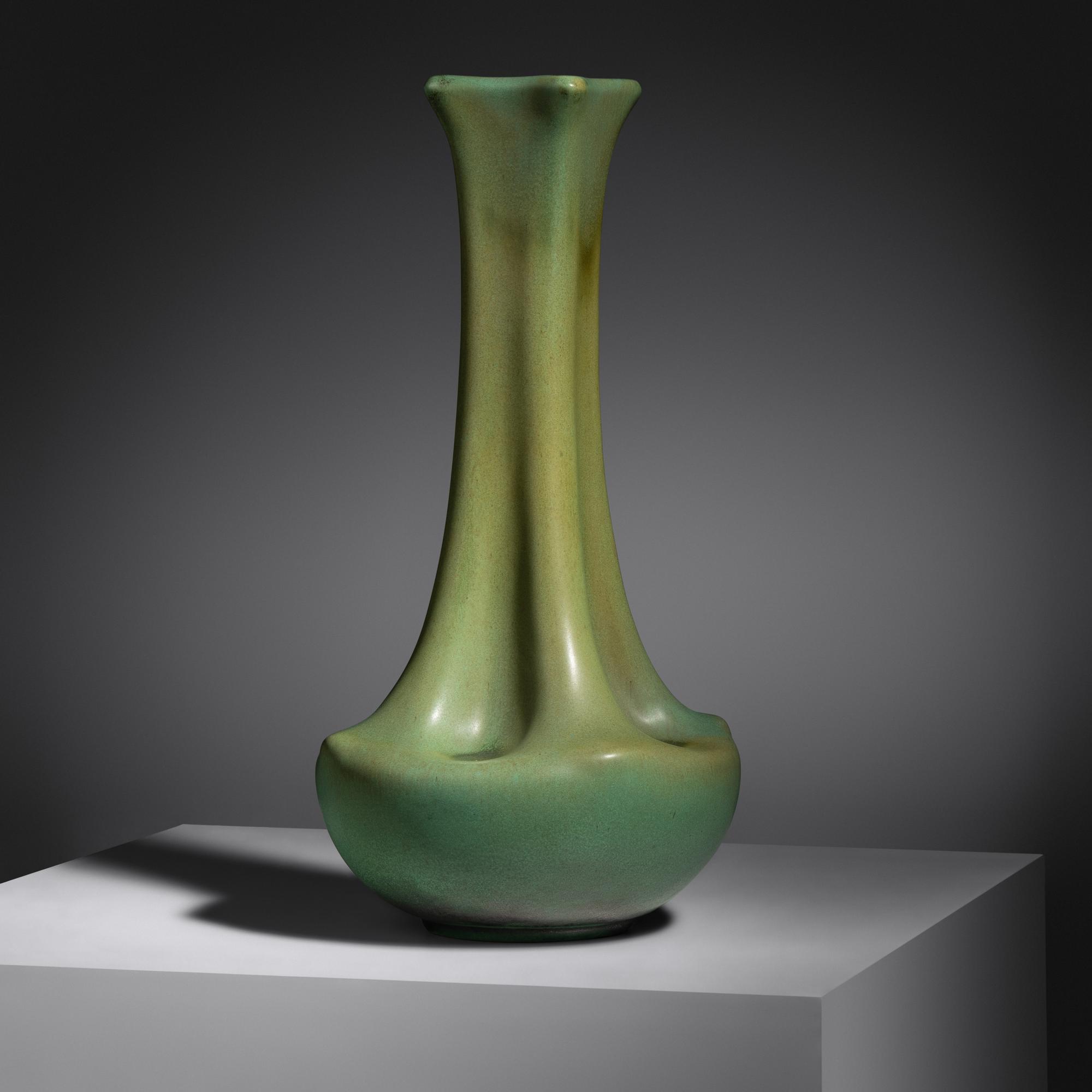 Tall Vase, model 182, c. 1910 Teco, USA
