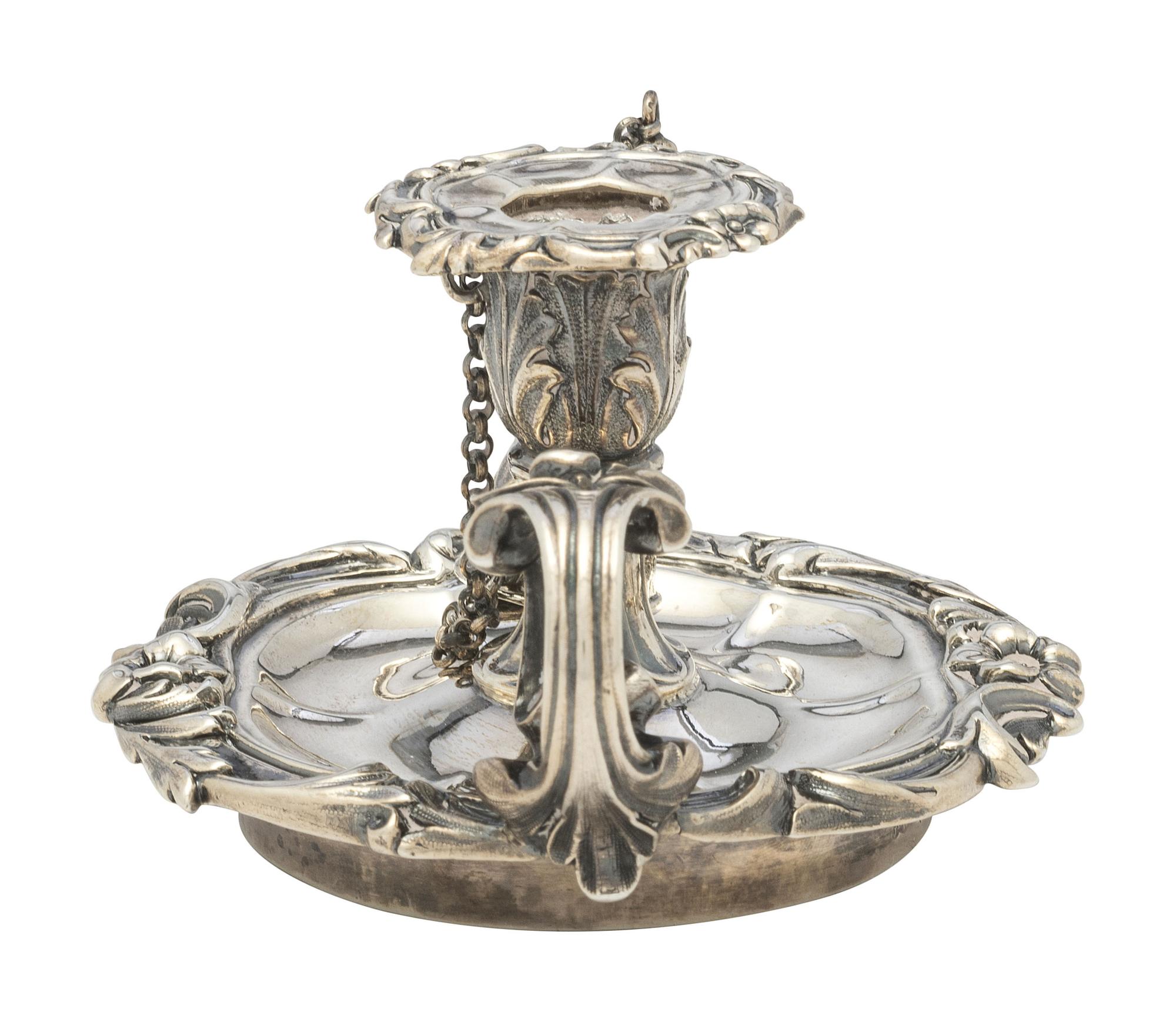 A William IV Silver Chamber Stick