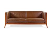 A Contemporary Leather Upholstered Sofa — MAURICE VILLENCY, SECOND HALF 20TH CENTURY