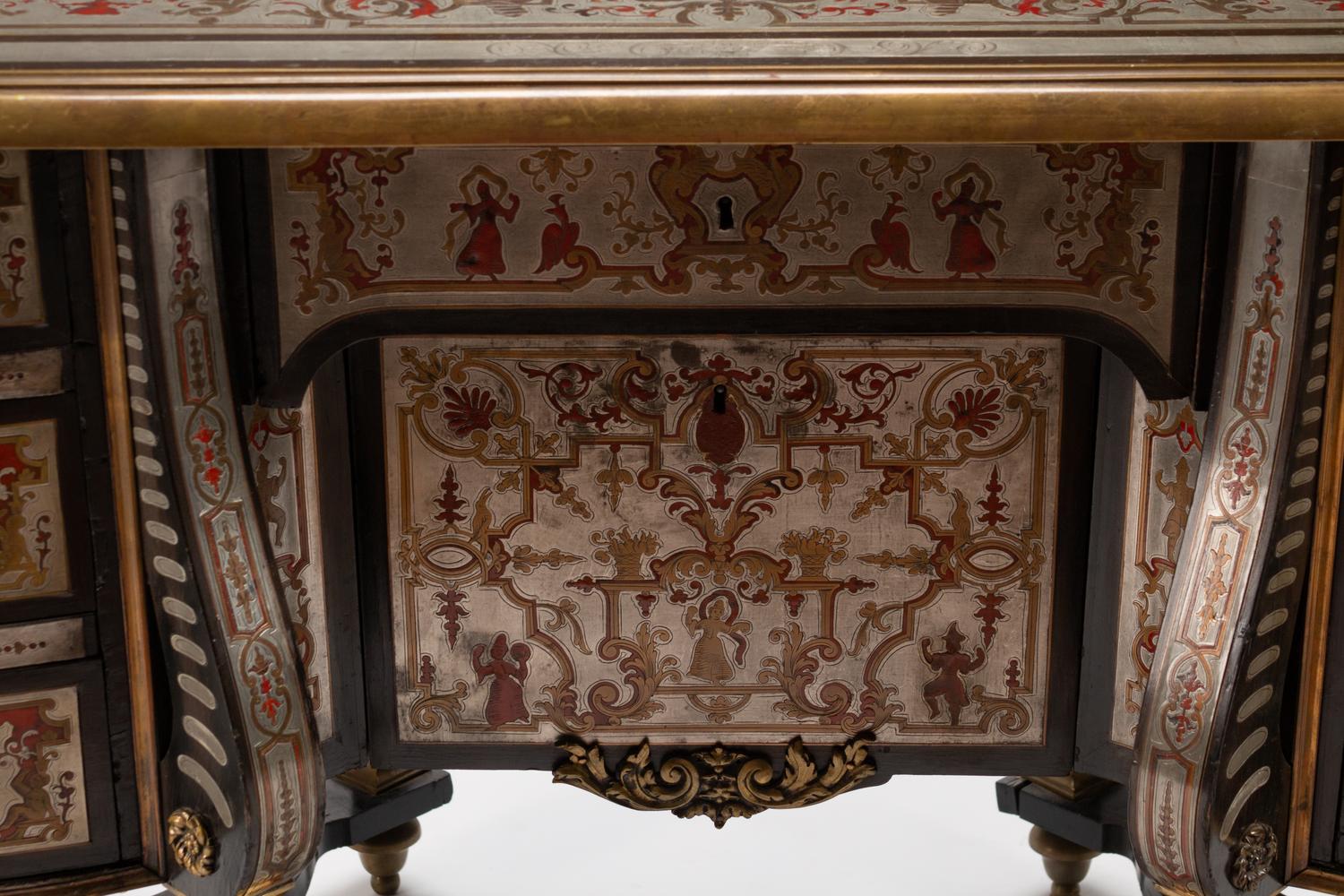 A Louis XIV Style Boulle Bureau Mazarin — 19TH CENTURY