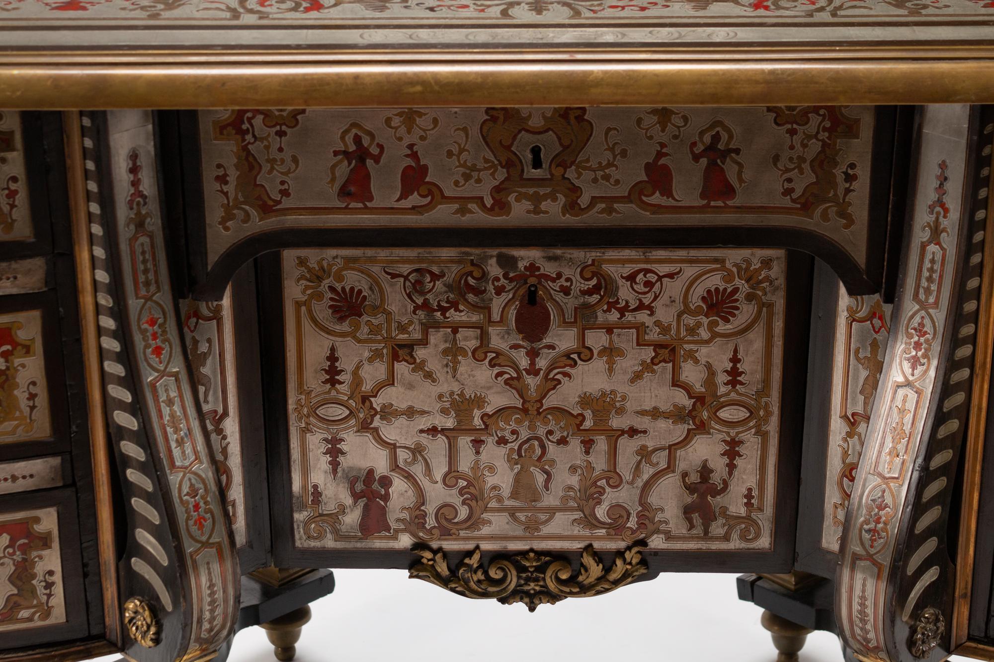 A Louis XIV Style Boulle Bureau Mazarin — 19TH CENTURY