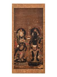 A Set of Six Japanese 'Buddhist' Paintings