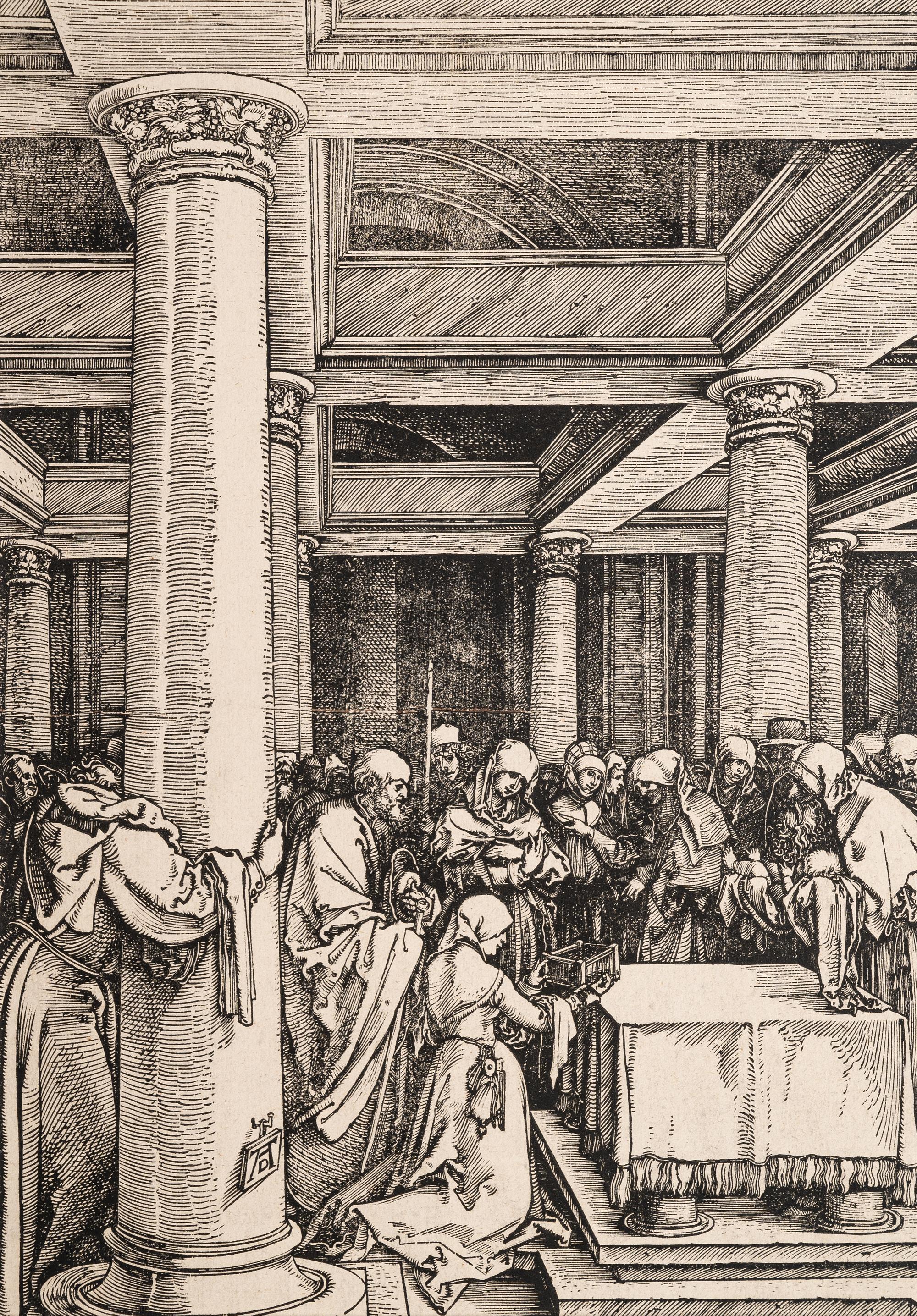 A group of five prints from The Life of the Virgin