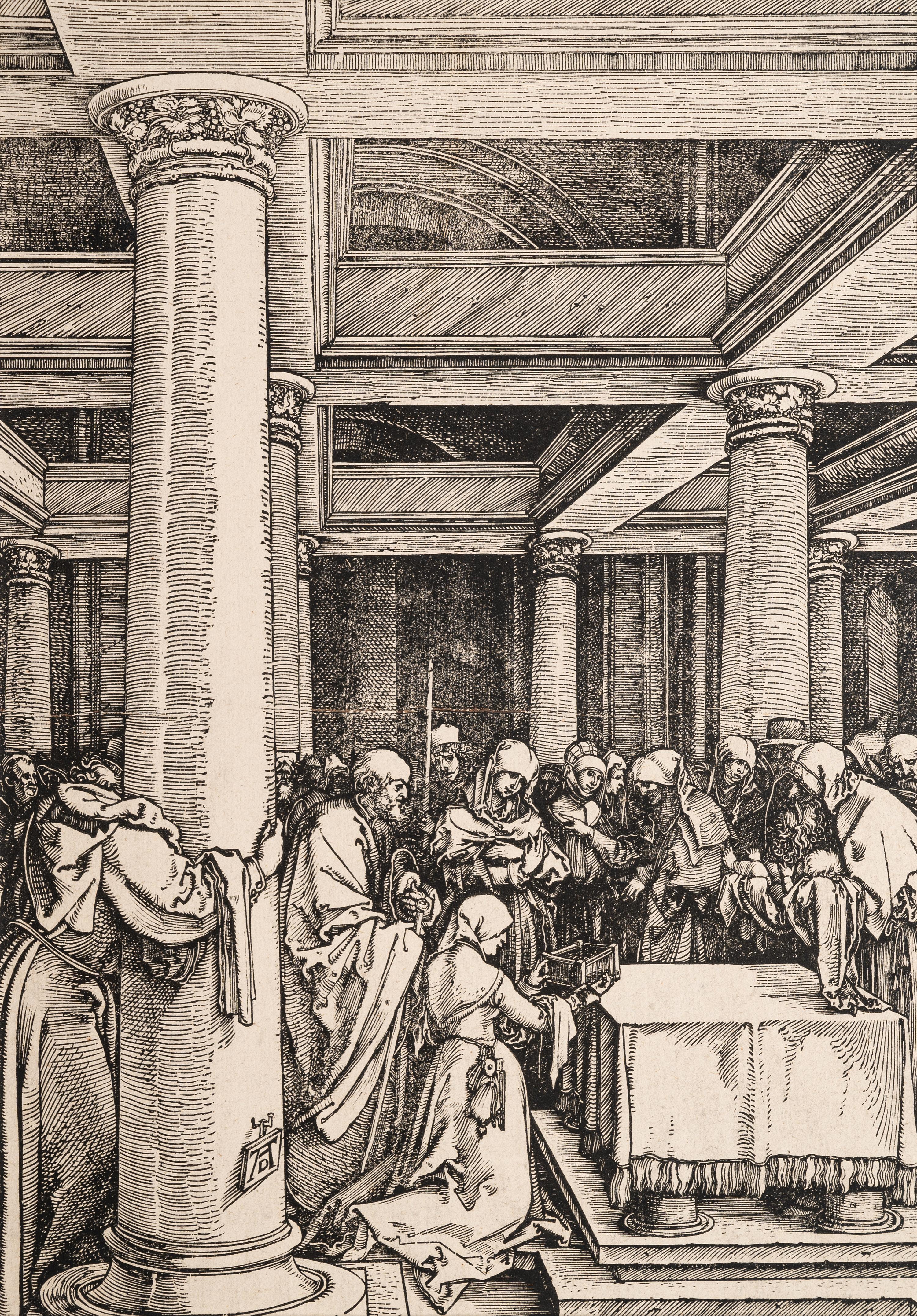 A group of five prints from The Life of the Virgin