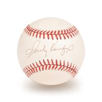 A Sandy Koufax Signed Autograph Baseball (Beckett Authentication Services Letter BAS Certified)