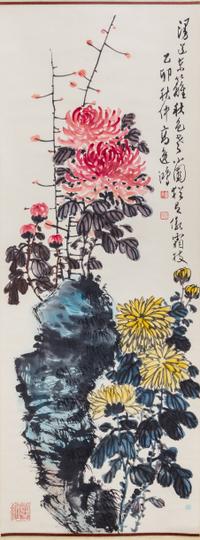 Gao Yihong, (1908-1986), Flowers of the Four Seasons