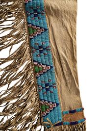 Sioux Beaded Hide Leggings
