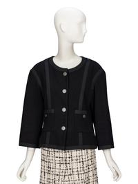 Chanel, Black Tweed Cardigan Jacket