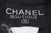 A Chanel Black Wool Suit, Size 38.